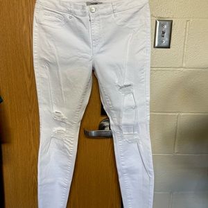 Womens White Skinny Jeans